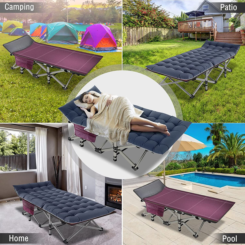 ShangQuan WuLiu Folding Cot Oxford Strong Heavy Duty Camping